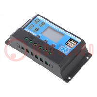 Charging regulator; 20A; -20÷55°C; Features: digital display