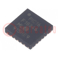 IC: PIC mikrokontroller; 28kB; 32MHz; 2,3÷5,5VDC; SMD; QFN20; PIC16