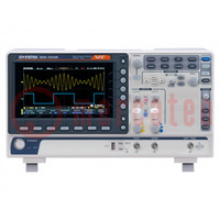 Oscilloscope: digital; Ch: 2; 200MHz; 1Gsps; 10Mpts; colour,LCD 7"