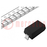 Diode: Zener; 0,37W; 8,2V; SMD; Rolle,Band; SOD123; einzelne Diode