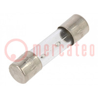 Fuse: fuse; time-lag; 3.15A; 250VAC; glass; 5x20mm; brass; TSC; bulk