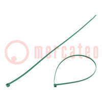 Kabelbinder; L: 390mm; W: 4,7mm; polyamide; 335N; groen; Ømax: 110mm