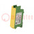Złączka: blok rozdzielczy; tory: 1; zaciski: 5; żółto-zielony; ABS