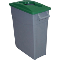 Cubo reciclaje Denox - 65 l - Verde