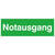 Notausgang Rettungs-Zusatzschild, Alu,langnachleuchtend,Safety Marking, 29,70x10,50 cm