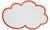FRANKEN Moderationskarte "Wolke", selbstklebend, 60x100 mm (70010939)