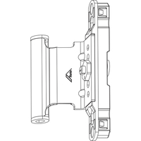 Produktbild zu ROTO NX bukópánt P 12/20-13 kitöltővel, ezüst