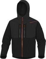 Bluza softshell Delta Plus Horten2, rozmiar M, czarno-pomarańczowy