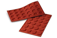 MOULE PLAQUE EN SILICONE SF030 24 FIORENTINS CHOCOLAT SILIKOMART