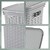 Kela 23412 Wäschebox Brasilia PP-Kunststoff dunkelgrau 43,5x33,5x60,0cm 60,0l
