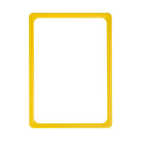 Preisauszeichnungstafel / Plakatwechselrahmen / Plakatrahmen aus Kunststoff | geel, ca. RAL 1018 DIN A4 aan de korte zijde