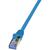 LogiLink Patchkabel CAT6A S/FTP AWG26 PIMF 0,50m blau