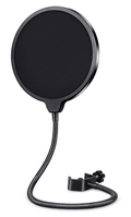 Varr Gaming Pop Filter for Microphones, Clamp fitting (max 4cm), Diaphragm: double seamless membrane and 15.5cm wide, Arm length 35cm, Adjustable 360° for versatile positioning,...