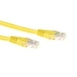 ACT UTP Category 6 Yellow 5.0m netwerkkabel Geel 5 m