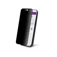 StarTech.com 4-Way 360 Privacy Filter/Protector voor iPhone 16 Pro Max, Portret/Landschap Oriëntaties, Touch-Enabled, Gehard Beschermglas, 4 Way Filter, TAA
