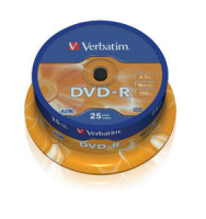 Verbatim DVD-R Matt Silver 4,7 GB 25 dB