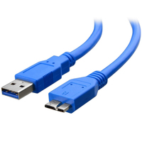 Techly 1.0m USB 3.0/Micro-B USB 3.0 USB Kabel 1 m USB 3.2 Gen 1 (3.1 Gen 1) USB A Micro-USB B Blau