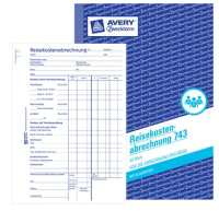 Avery 743 papel de calculadora y registro 50 pieza(s) 148 mm