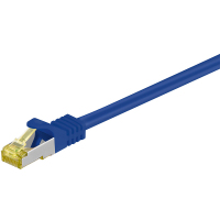 Goobay RJ-45 CAT7 0.5m networking cable Blue S/FTP (S-STP)