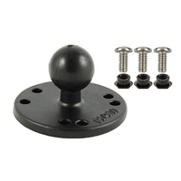 RAM Mounts Round Plate with Ball & Mounting Hardware for Garmin GPSMAP + More