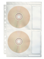 Leitz 62430003 CD-Hülle DVD-Hülle 4 Disks Transparent