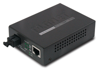 PLANET 10/100/1000Base-T to WDM Netzwerk Medienkonverter 2000 Mbit/s 1550 nm Schwarz