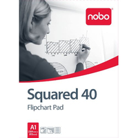Nobo Flipchartblock, kariert, 40 Blatt (A1)