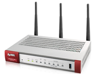 Zyxel USG20W-VPN-EU0101F router bezprzewodowy Gigabit Ethernet Dual-band (2.4 GHz/5 GHz) Szary, Czerwony