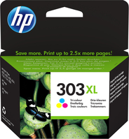 HP Oryginalny trójkolorowy tusz 303XL o wysokiej wydajności