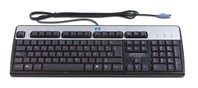 HP 382925-181 keyboard PS/2 Belgian Black, Silver