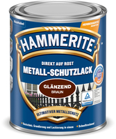 Hammerite Metall-Schutzlack Glänzend Braun 0,75 l