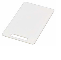 Kesper 30460 Küchen-Schneidebrett Rechteckig Kunststoff Weiß