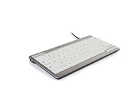 BakkerElkhuizen UltraBoard 950 Tastatur USB QWERTZ Deutsch Hellgrau, Weiß
