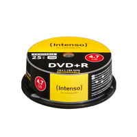 Intenso DVD+R 4.7GB, Printable, 16x 4,7 GB 25 stuk(s)