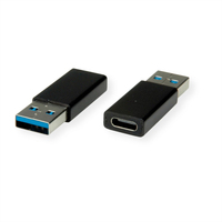 Value Adapter, USB 3.2 Gen 1, Type A - C, M/F USB Type A USB Type C Fekete