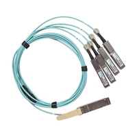 DELL 470-ACUH InfiniBand/fibre optic cable 7 m QSFP28-DD 8x SFP28 Colore acqua