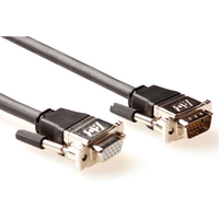 ACT VGA m/f 15m cable VGA VGA (D-Sub) Negro