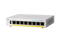 Cisco Business CBS250-8PP-D Smart Switch | 8 Port GE | Partial PoE | Desktop | Limited Lifetime Hardware Warranty (CBS250-8PP-D-UK)