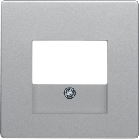 Berker 10336084 veiligheidsplaatje voor stopcontacten Aluminium