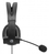 Manhattan 180849 słuchawki/zestaw słuchawkowy Przewodowa Opaska na głowę Biuro/centrum telefoniczne USB Typu-A Czarny