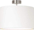 Brilliant Clarie lampada a sospensione Supporto rigido E27 LED Grigio, Nichel