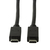LogiLink CU0129 USB-kabel 1 m USB 3.2 Gen 2 (3.1 Gen 2) USB C Zwart