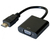 Hypertec 051221-HY video kabel adapter 0,13 m HDMI Type A (Standaard) VGA (D-Sub) Zwart