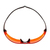 3M 7100148075 veiligheidsbril Beschermbril Polycarbonaat (PC) Oranje