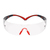 3M 7100148026 veiligheidsbril Beschermbril Polycarbonaat (PC) Grijs, Rood