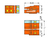 Wago 231-705/026-000 connecteur de fils PCB Orange