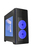 Gembird ATX case Fornax 1000B - blue led fans, USB 3.0 Midi Tower Black