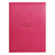 Rhodia Notepad cover + notepad N°13 bloc-notes A6 80 feuilles Rouge