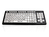 Accuratus Monster 2 tastiera USB QWERTY Inglese britannico Nero, Bianco