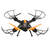 Denver DCW-380 kamerás drón 4 rotorok Quadcopter 640 x 480 pixelek 380 mAh Fekete, Narancssárga